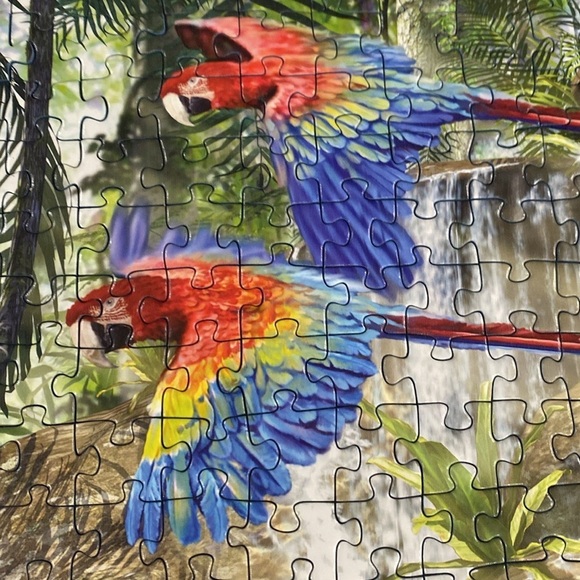 Ravensburger 1000 piece puzzle 'Tropical Impressions' jungle scene leopards - Picture 3 of 7